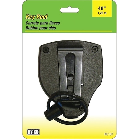 Hy-Ko Key Ring, Black KC187