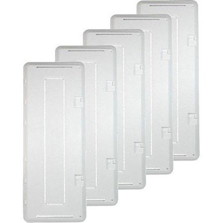 On-Q 42-Inch Plastic Trim Ring and Hinged Door for Media Enclosure - 5 Pack ENP42605NA