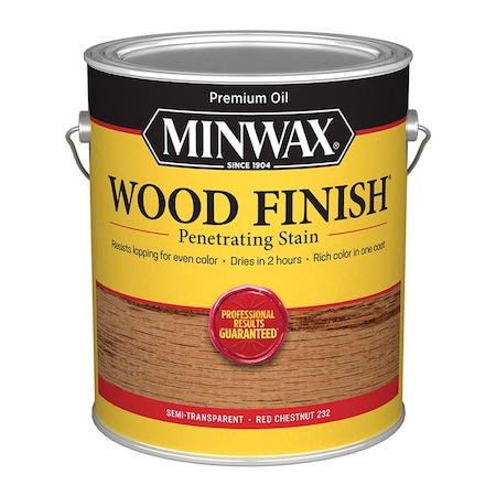 Wood Finish Gal 71046 Red Chestnut Penetrating Oil-Based Wood Stain 710460000