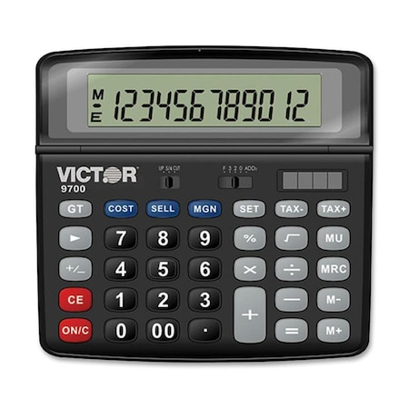 Victor Calculator, Desktop Business, 12 Digits 9700