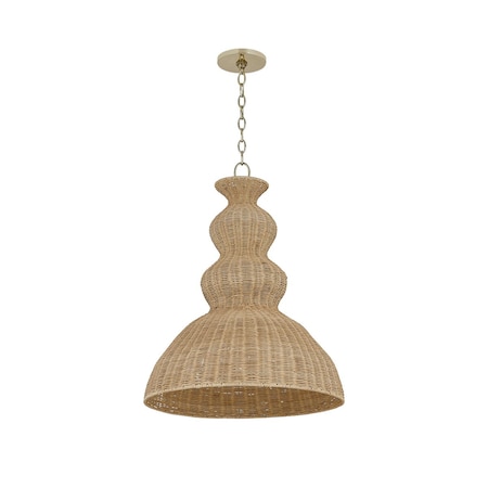 Mitzi Megan Molten X Mayla 1 Light Pendant 21.25 In. Aged Brass H919701L-AGB