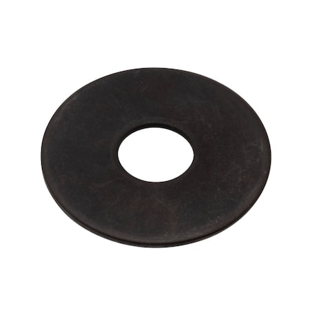 Zoro Select Flat Washer, For Screw Size 3/8 in , Stainless Steel Black Oxide Finish Z0468-188-BOX