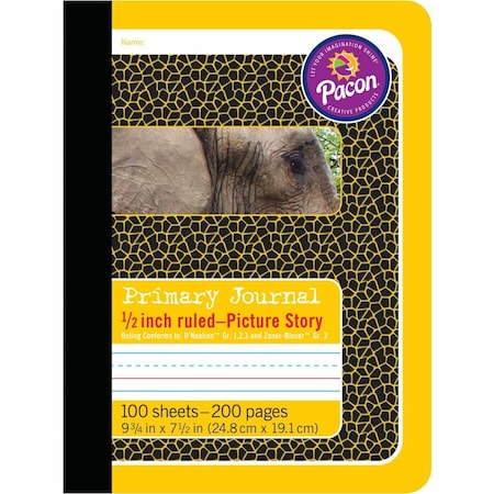 Pacon Primary Journal Composition Book, White PAC2426