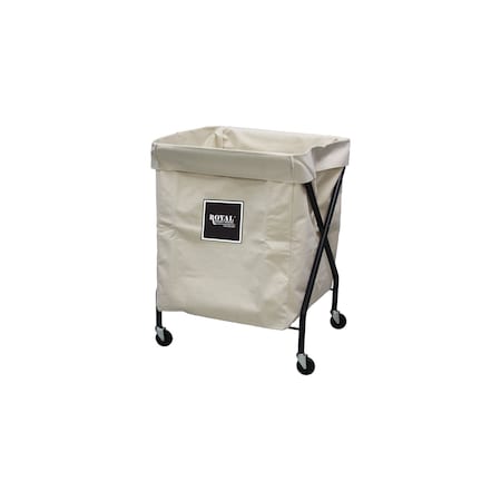Royal Basket Trucks X-Frame Hamper, 150 lb Capac., 26" L G08-CCX-XFA-3ONN