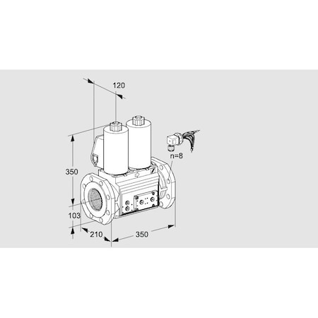 Honeywell Kromschroder Solenoid Gas Safety Valve - Class A, 24/120/230V, DN10-125 KS88203903