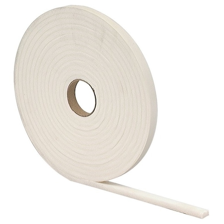 M-D Building Products 0 Foam Tape, 38 in W, 17 ft L, 316 in Thick, PVC, White 2733