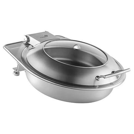 Rossetto Rosseto  6 Liter Multi-Chef Round Soft Closing Lid, Stainless Steel Brushed SM289