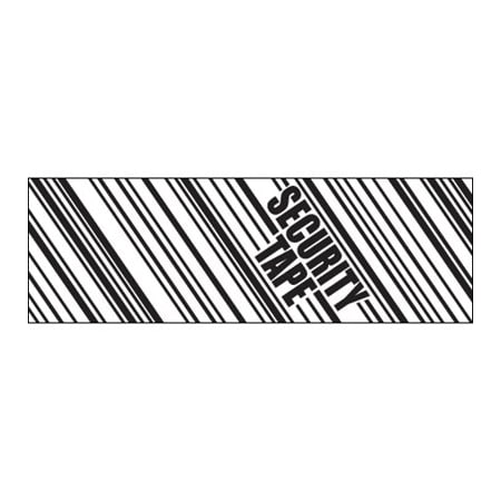 Bubblefast 2'' x 110 yds. 2.5 mil - ''Security Tape'' Print Tape Logic Security Tape, 36PK BFT902ST03