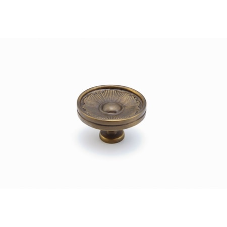 Schaub 1-3/8in Sunburst Cabinet Knob Estate Dover Finish 972-ED