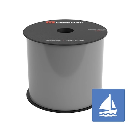 Labeltac Marine Supply 4in x 150ft LT4/Pro X, Gray LT408MN