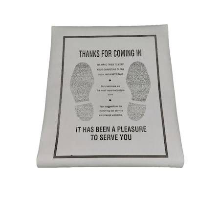 Car Dealer Depot Paper Floor Mats With Poly Back Pk PC-500