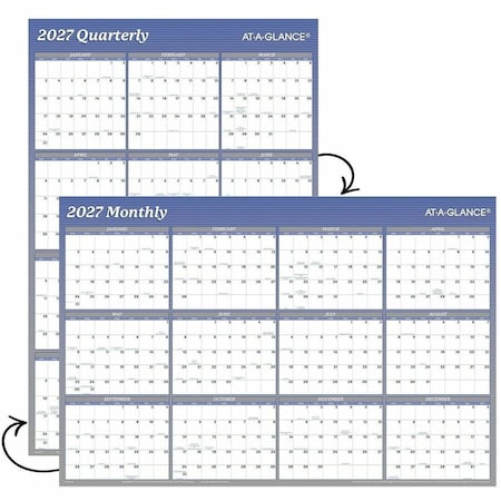 At-A-Glance Planner, Wall, Revrsabl, 24X36 AAGA1102