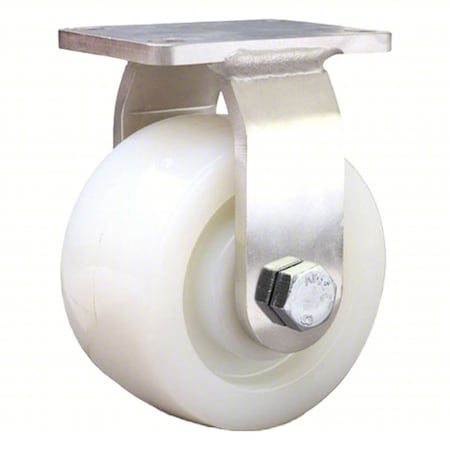 Hamilton Plate Caster, Rigid, Nylon, 5 1/8"H R-ENS-4WNSB