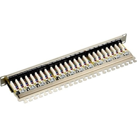 Black Box Cat6 Shielded Patch Panel, 24-Port, RJ45 JPS60A-24