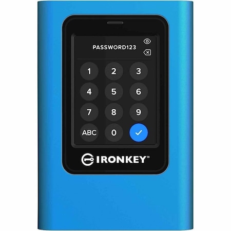 Kingston IronKey Vault Privacy 80 7.50 TB Portable Solid State Drive - External - TAA Compliant IKVP80ES/7680G