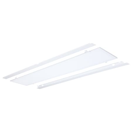 Nuvo 40/30/20W LED 1x4 Flat Panel Troffer Retrofit Kit CCT Dimmable 120-277V Matte White Finish 65/1320