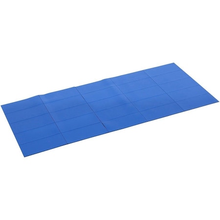 Mastervision Magnetic Tape Strips, 7/8"x2", Blue, PK25 FM2401