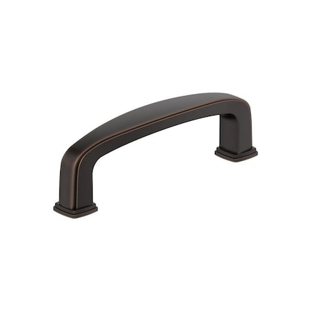 Amerock Franklin Series Cabinet Pull, 3-7/16 in L Handle, 9/16 in H Handle, 1-1/16 in Projection, Zinc BP37050ORB