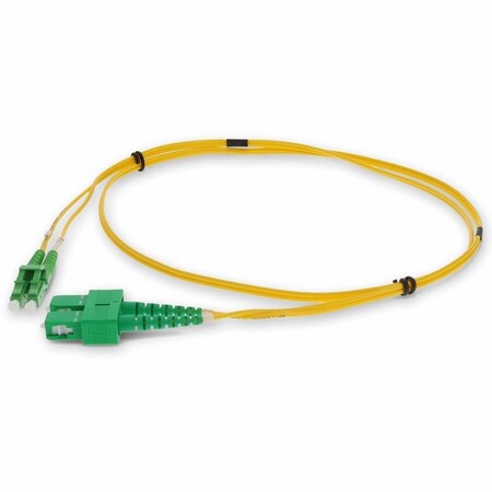 Add-On 2M ASC TO ALC YELLOW OS2 DUPLEX OFNR (RISER-RATED) SMF FIBER PATCH CABLE ADD-ASC-ALC-2M9SMF