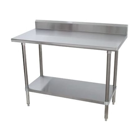 Advance Tabco Back Splash Work Prep Table TKSLAG-302-X