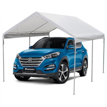 King Canopy Canopy 10ftx13ft, 1 3/8in Steel Frame, 6 Leg, White C61013PC