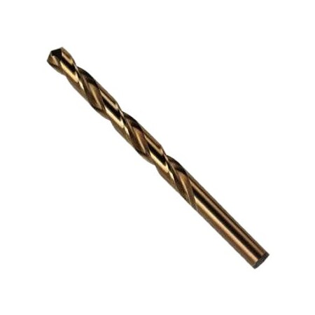 Hanson Drill Bit, Cobalt, 135 Degree Point, Jobber Length, 27/64", Bulk 63127
