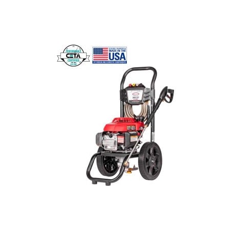 Fna Group Simpson MegaShot Cold Water Gas Pressure Washer W/ Honda Engine, 3000 PSI, 2.4 GPM 60809