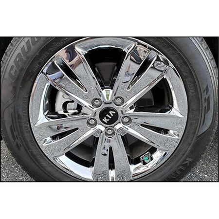 Coast 2 Coast IMP446BLK 17 in. 5 Spoke Black Wheel Skin for 2017-2020 Sportage CCI-IMP446BLK
