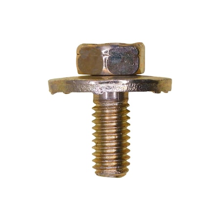 Auveco 6-1.0 x 16mm Hex Head Sems Bolt - Zinc, 50PK 12064
