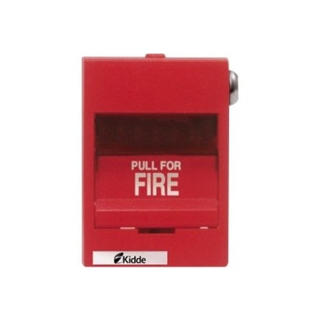 Kidde Fire Alarm Pull Station, Red, 3-3/8" D K-276B-1110