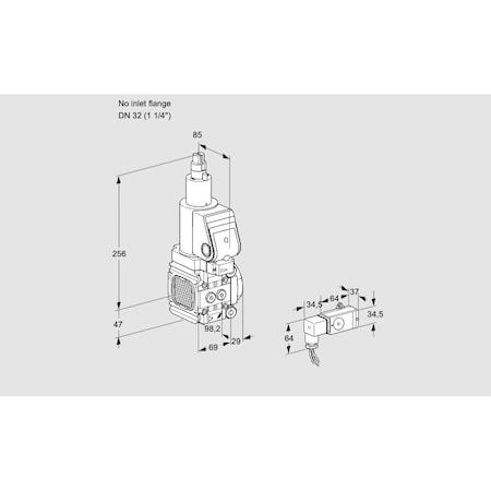 Honeywell Kromschroder VAS2T-/32N/LQSR KS88019071