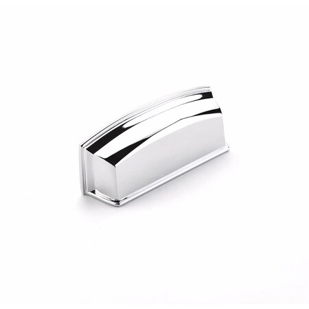 Schaub Menlo Park 3-1/2in Center to Center Cabinet Cup Pull Polished Chrome Finish 534-26