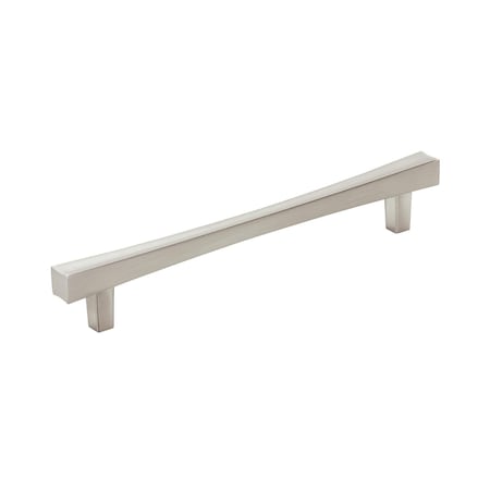 Amerock Pailou 6-5/16 inch (160mm) Center-to-Center Satin Nickel Cabinet Pull, 25PK 25VMP37324G10