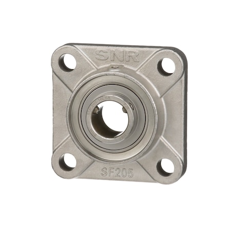 Ntn FlangeMountBearing, 3/4", Radial Ball, SS SUCF204-12FG1
