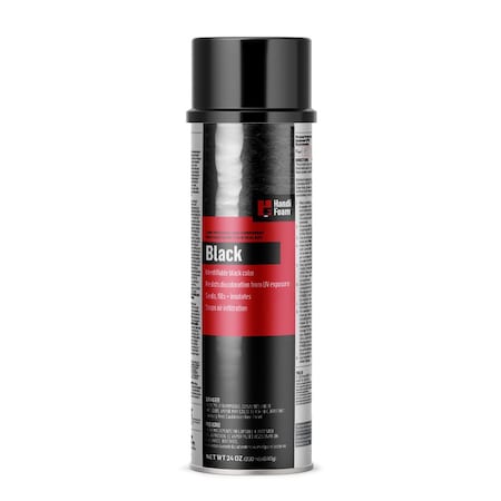 Handi-Foam Spray Foam Sealant, 24 oz, Aerosol Can, Black P30251