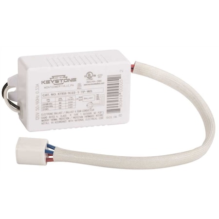 Keystone 13-Watt 1-Lamp Circleline Rapid Start Electronic Fluorescent Replacement Ballast KTEB-1C22-1-TP-WS