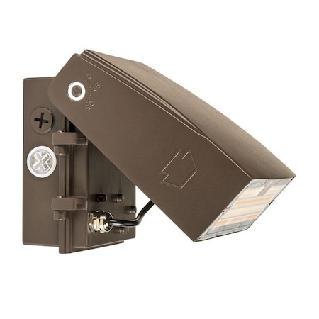 Keystone 35W LED Adjustable Wall Pack, Power Select 35/25/15W, Color Select 30/40/50K, 120-277V Input, Bronze KT-WPLED35PS-S3-8CSB-VDIM