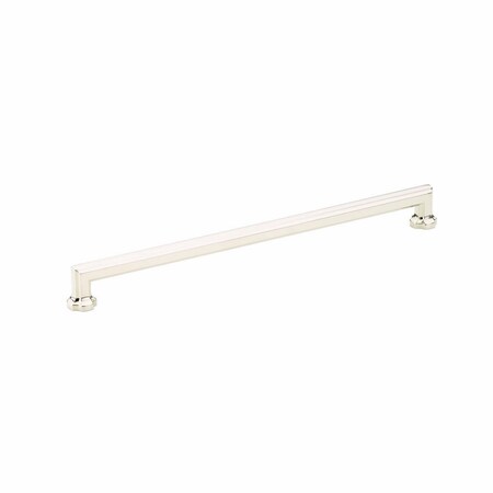 Schaub 12in Center to Center Empire Cabinet Pull Polished Nickel Finish 887-PN