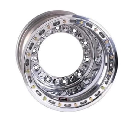 Weld Racing 15 x 17 in. 42 Spline 6 in. Back Spacing Bead-Loc Wheel with Cover WEL735B-517B56-6