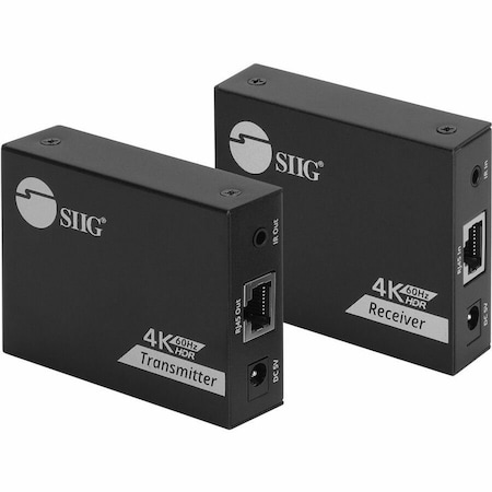 Siig 4K60HZ HDMI OVER CAT6 EXTENDER W LOOPOUT CE-H27K11-S1