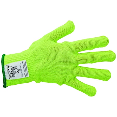 Workhorse Color-Coded Cut-Resistant Hand Protection Gloves, FDA-Compliant, A8, 13 Gauge WH A513-YEL-XSM