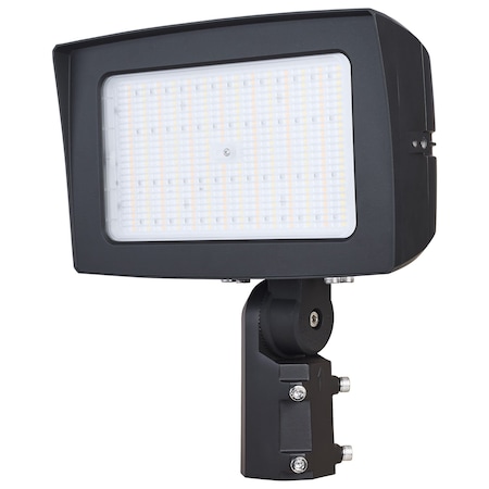 Nuvo LED Flood Light 150/125/100 3K/4K/5K CCT Selectable Beam Angle Selectable Bronze 120-347V 65/1542