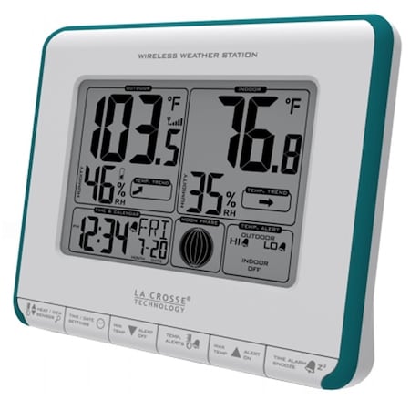 Tick-Tock Blue Wireless Weather Station TI85481