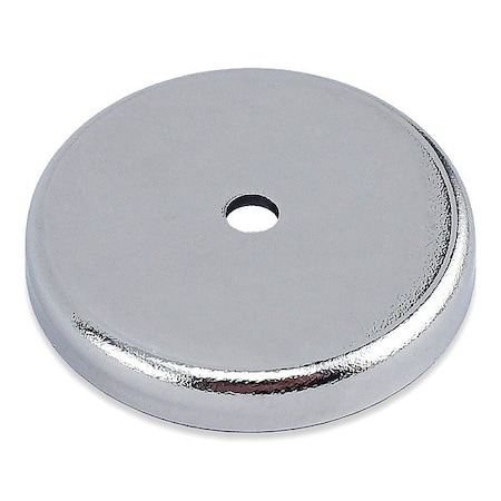 Zoro Select Rare Earth Magnet, Blue, Silver, Steel RB70BL-NEOBX