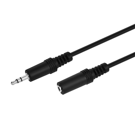 Monoprice 12ft 3.5mm Stereo Plug/Jack M/F Cable 649