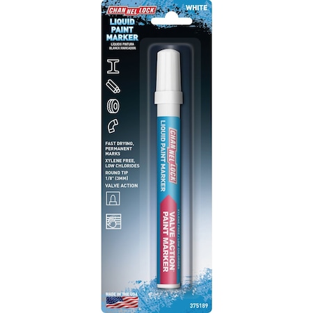 Channellock Wht Liquid Paint Marker 96420