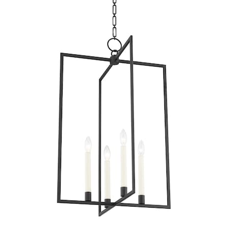 Hudson Valley Lighting Mark D. Sikes X Middleborough 4 Light Lantern 20 In. Aged Iron MDS422-AI