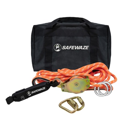 Safewaze 80 ft Kernmantle Rope HLL No Anchor 019-8002
