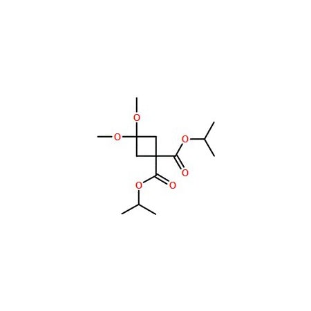 Ak Scientific Diisopropyl 3, 3-dimethoxycyclobutane-1, 1-dicarboxylate (5g), CAS 115118-68-8 Y7117-5g