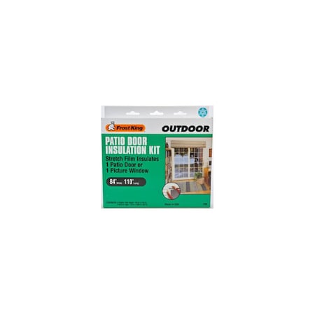 Thermwell Products Outdoor Patio Door Insulation Kit, 84 x 110-In. V96H